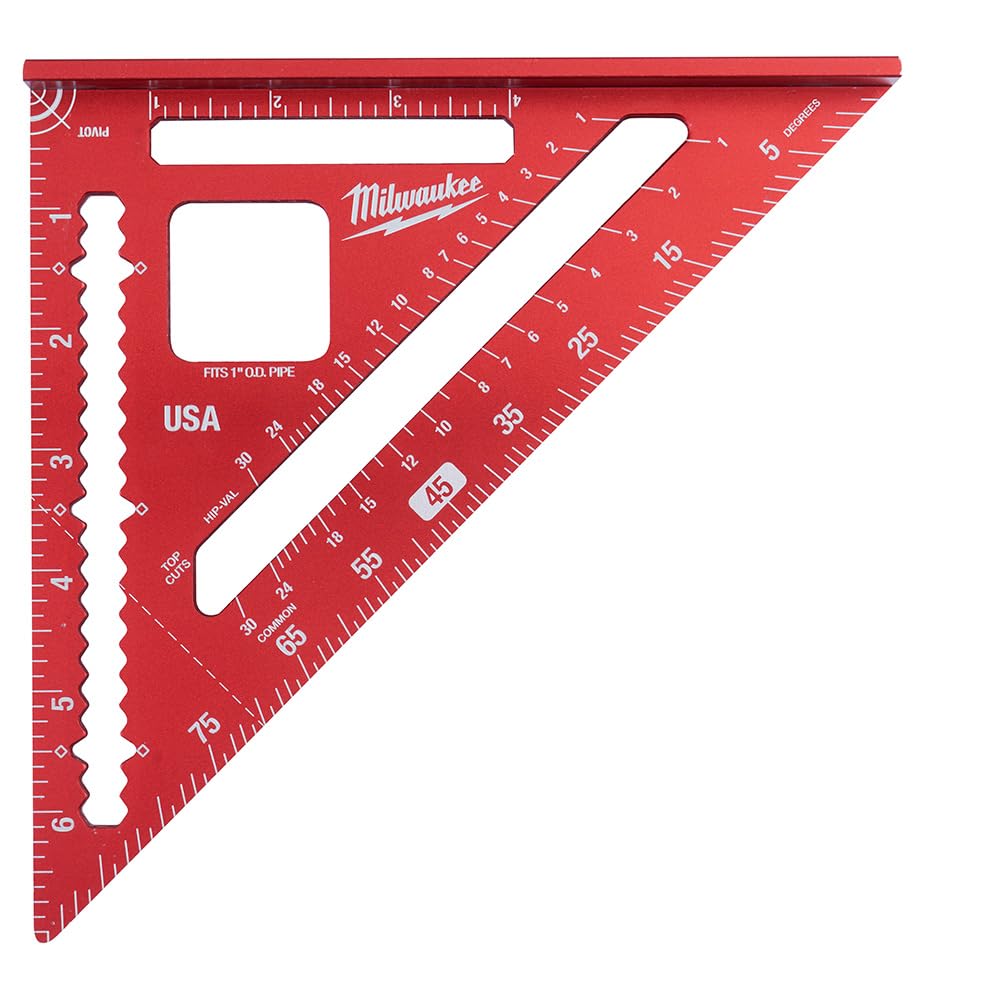 Milwaukee SQM070 7in Magnetic SAE Rafter Square