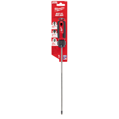 Milwaukee MT204 Cushion Grip 10in x #2 Phillips Screwdriver