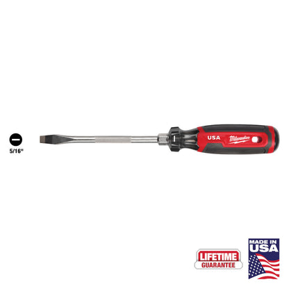 Milwaukee MT207 Cushion Grip 6in x 5/16in Slotted Screwdriver