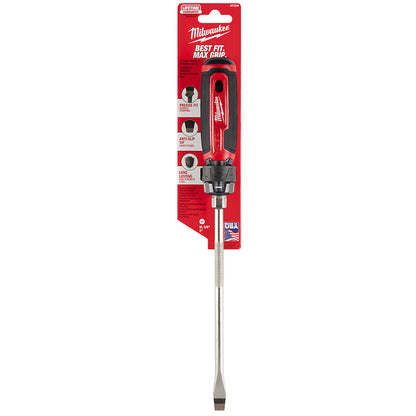 Milwaukee MT209 Cushion Grip 8in x 3/8in Slotted Screwdriver