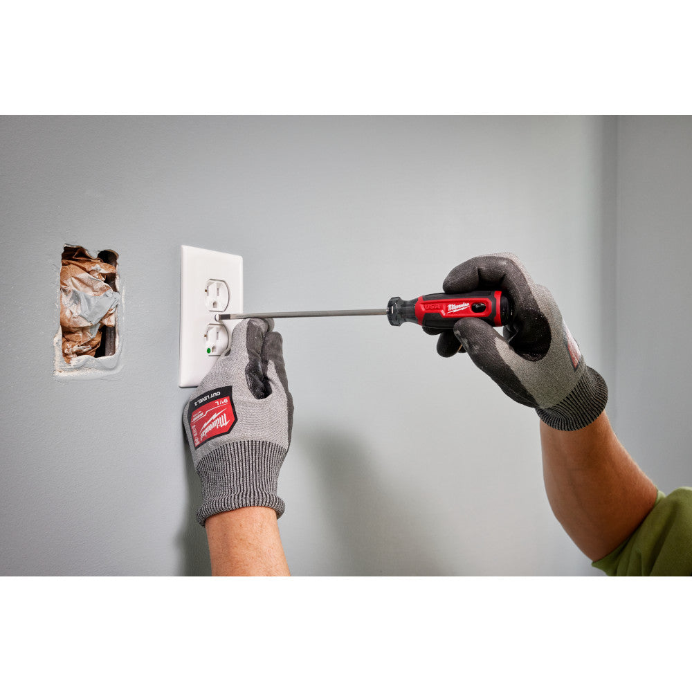 Milwaukee MT214 Cushion Grip 10in x 1/4in Cabinet Screwdriver