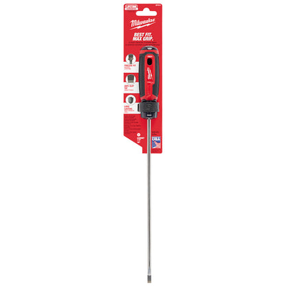 Milwaukee MT214 Cushion Grip 10in x 1/4in Cabinet Screwdriver
