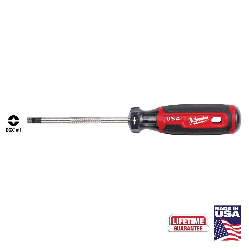 Milwaukee MT215 Cushion Grip 4in x #1 ECX Screwdriver