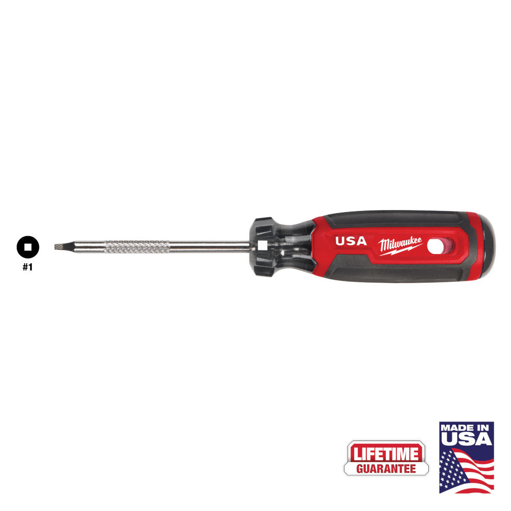 Milwaukee MT217 Cushion Grip 3in x #1 Square Screwdriver