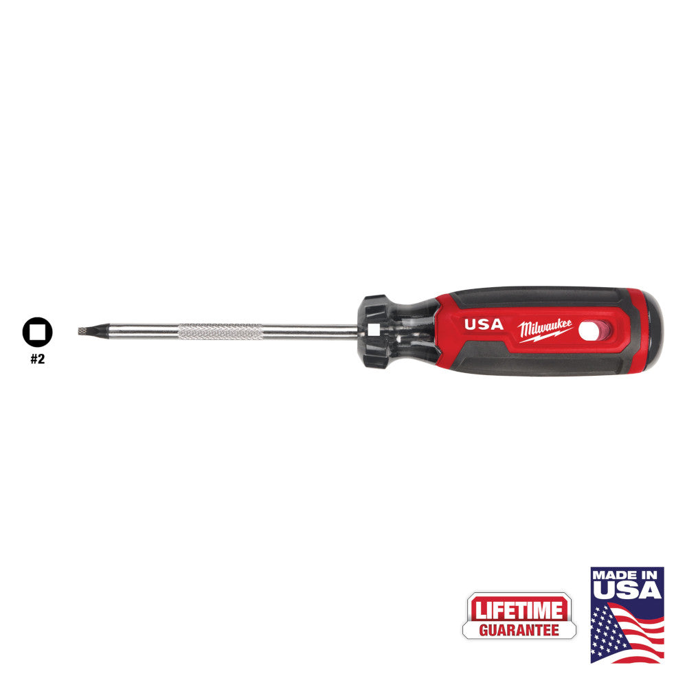 Milwaukee MT218 Cushion Grip 4in x #2 Square Screwdriver