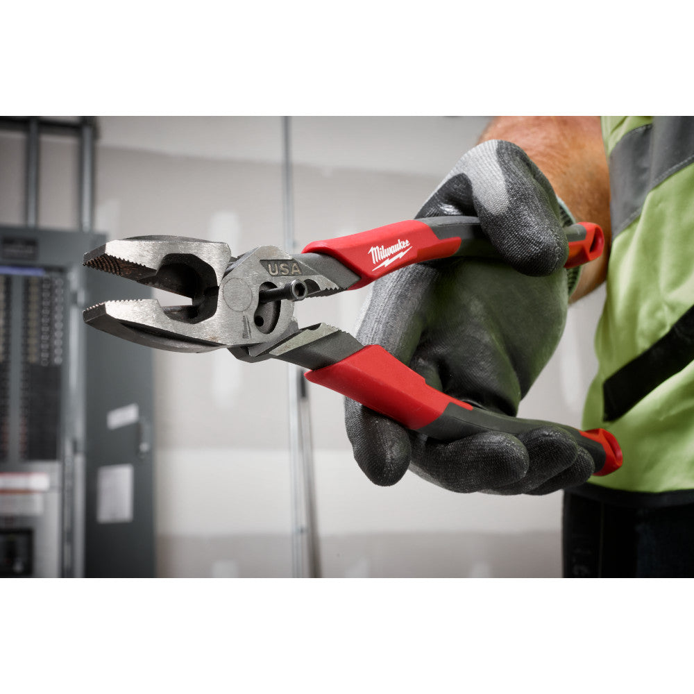 Milwaukee MT550C 9in Lineman's Comfort Grip Pliers with Crimper