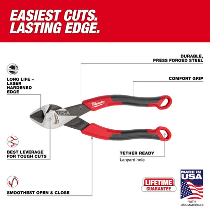 Milwaukee MT556 6in Diagonal Comfort Grip Cutting Pliers