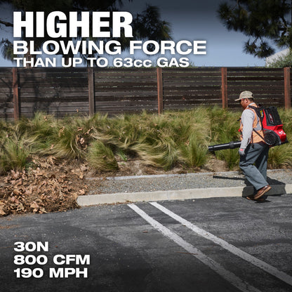 Milwaukee MXF600-0 MX FUEL Cordless Brushless Backpack Blower (Tool Only)