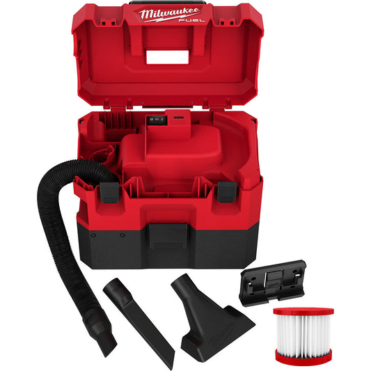 Milwaukee 0960-20 M12 FUEL Cordless 1.6 Gallon Wet/Dry Vacuum (Tool Only)