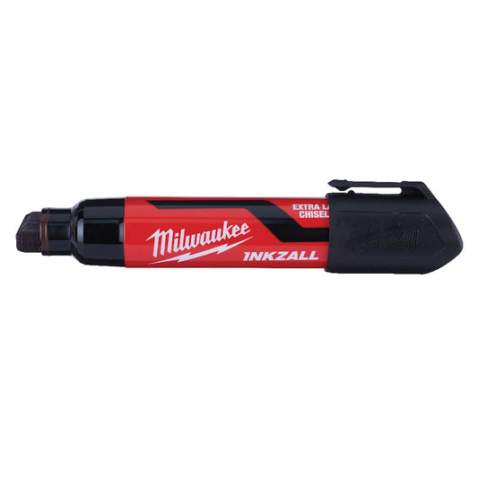 Milwaukee 48-22-3260 INKZALL Extra Large Chisel Tip Black Marker