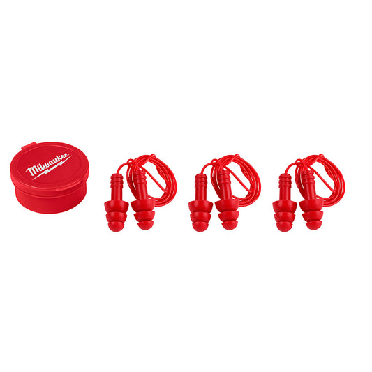 Milwaukee 48-73-3151  Reusable Corded Ear Plugs -3pk