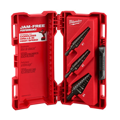 Milwaukee 48-89-9221 3pc Step Drill Bit Set