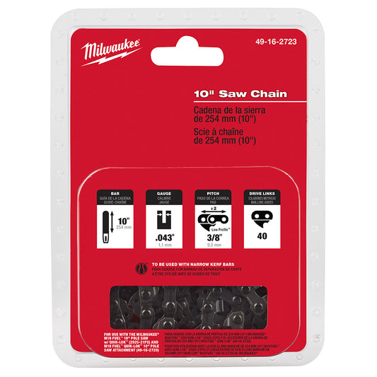 Milwaukee 49-16-2723 M18 FUEL 10in Pole Saw Replacement Chain