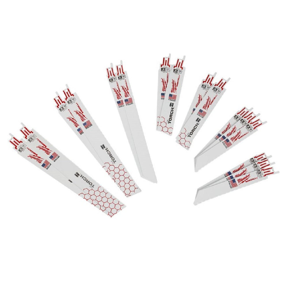Milwaukee 49-22-3316 16pc SAWZALL Metal Cutting Bi-Metal Reciprocating Saw Blade Set