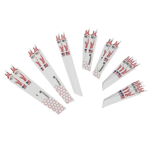 Milwaukee 49-22-3316 16pc SAWZALL Metal Cutting Bi-Metal Reciprocating Saw Blade Set