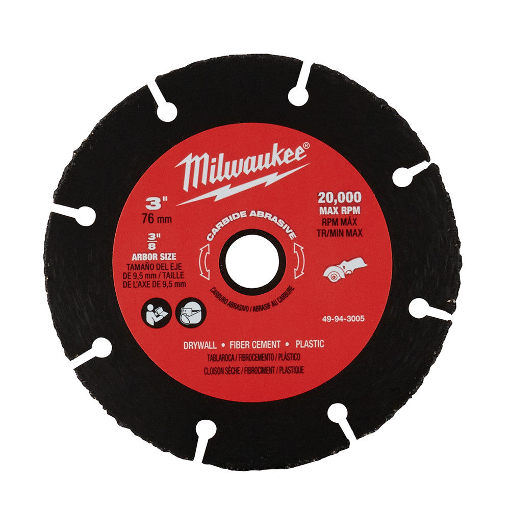 Milwaukee 49-94-3005 3in Carbide Abrasive Blade