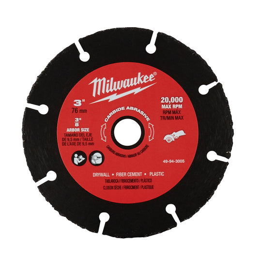 Milwaukee 49-94-3005 3in Carbide Abrasive Blade