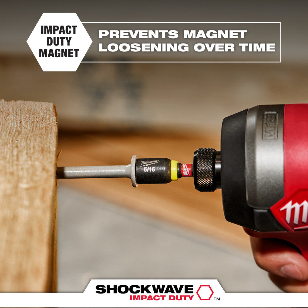 Milwaukee 49-66-4503 5/16in x 1-7/8in SHOCKWAVE Impact Duty Magnetic Nut Driver