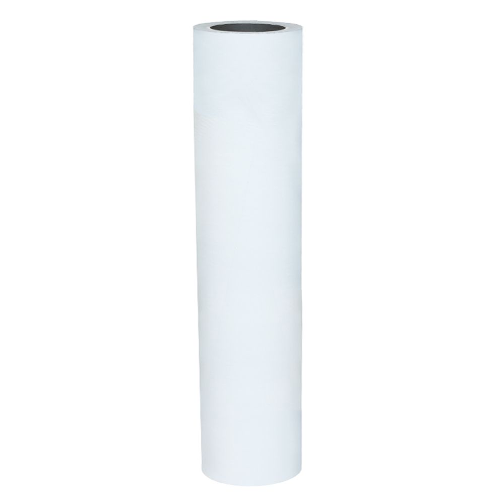 Single industrial roll of white R4900 surface protection tape featuring a high-tack rubber adhesive system.