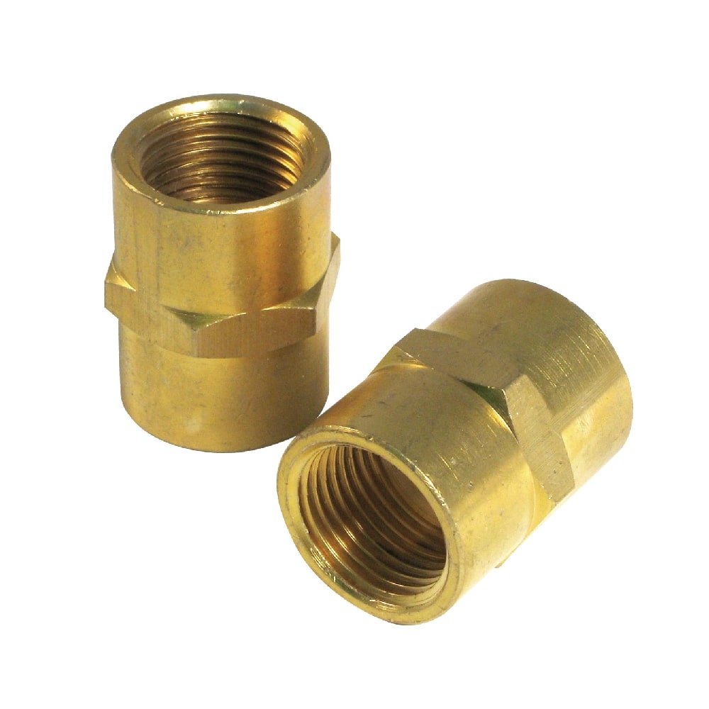 ROK 14258 1/4in F Coupling - 2pk