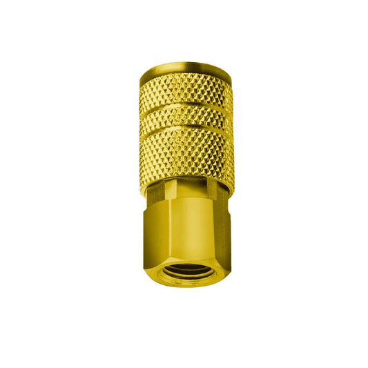 ROK 14907 1/4in M Industrial M-Style Brass Coupler