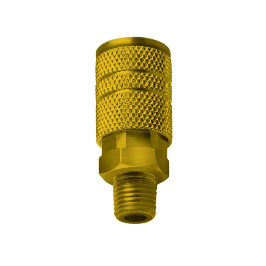 ROK 14908 1/4in F Industrial M-Style Brass Coupler