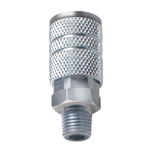 ROK 14915 1/4in M Industrial M-Style Steel Coupler