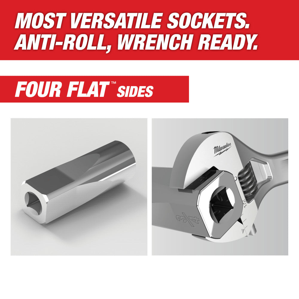 Milwaukee 45-34-9075 7/8in 3/8in Drive SAE 6pt Deep Socket