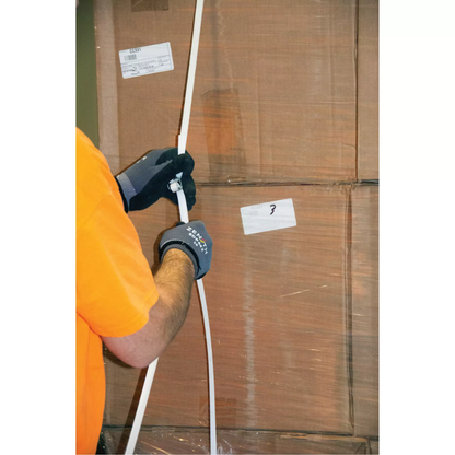 Polypropylene Strapping – 3/8" Wide x 12,900' Long, White, Machine Grade