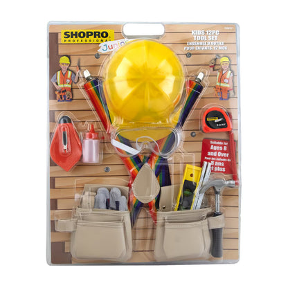 12 Pcs Kids Tool Set | Child-Size Hand Tools