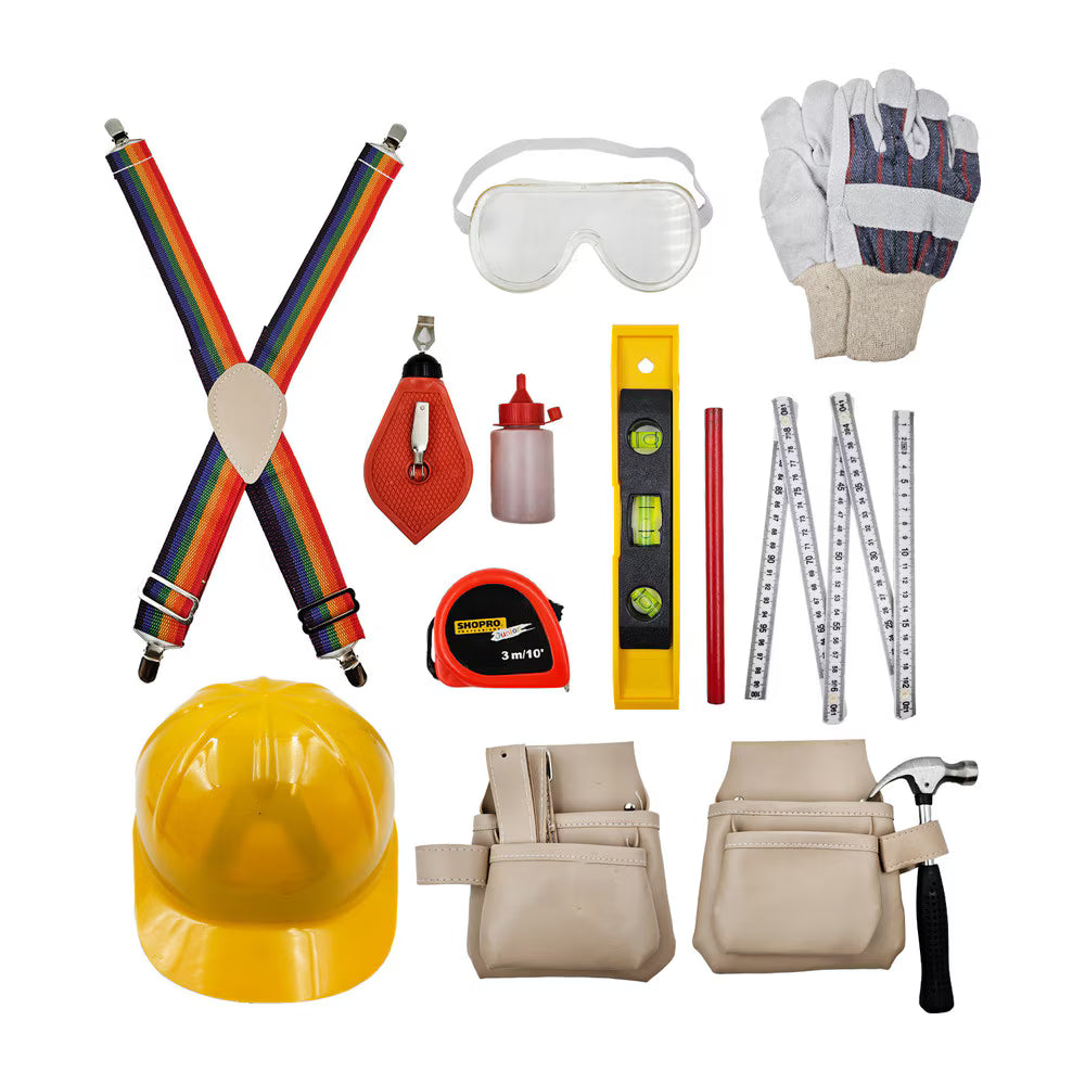 12 Pcs Kids Tool Set | Child-Size Hand Tools