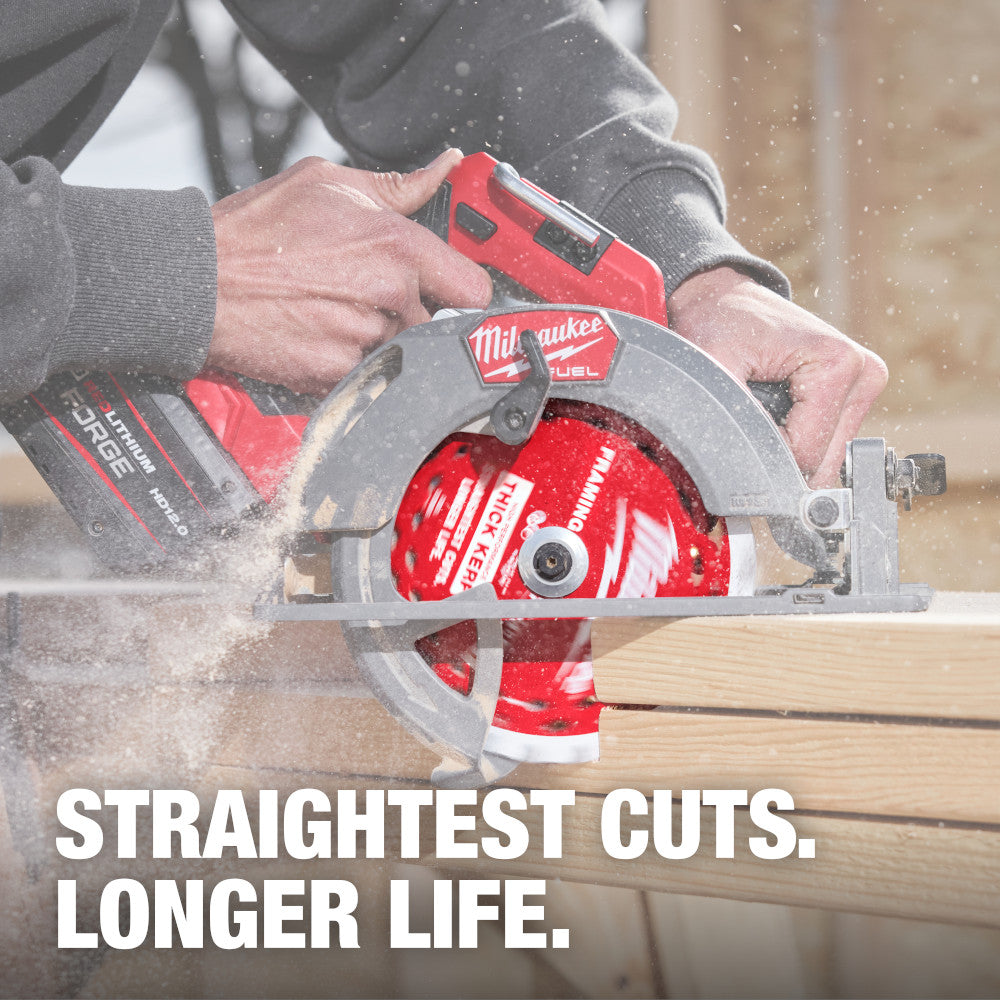 Milwaukee 48-40-0742 7-1/4in 24T Thick Kerf Framing Circular Saw Blades -2pk