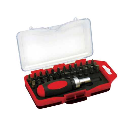 ROK 37185 37pc Ratcheting Screwdriver Bit Set