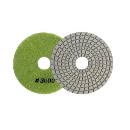 ROK 26917 4 in Diamond Polishing Pad - 3000 Grit