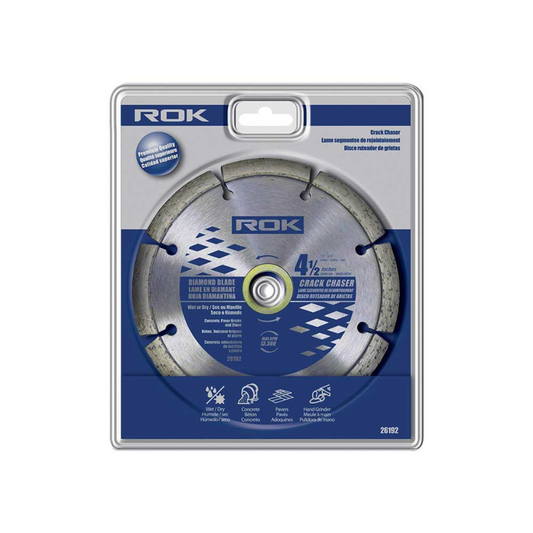 ROK 26192 4-1/2in Crack Chaser Diamond Blade - Pro Series