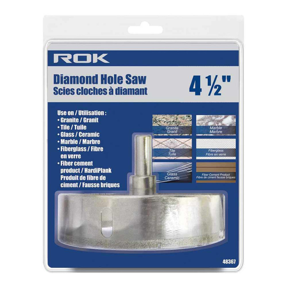 ROK 48367 4-1/2in Diamond Hole Saw
