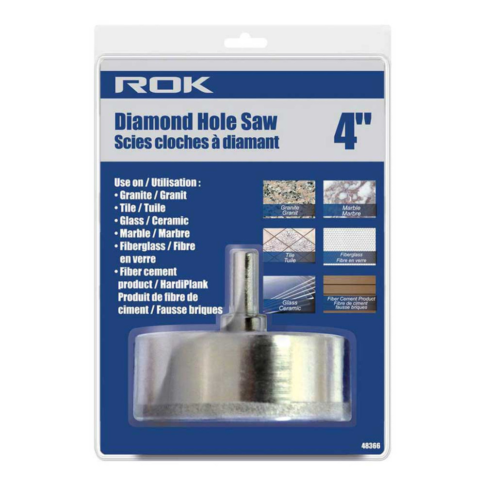 ROK 48366 4in Diamond Hole Saw