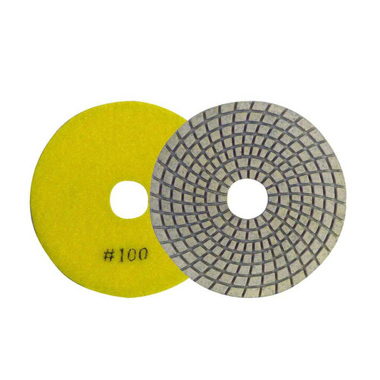 ROK 26912 4in Diamond Polishing Pad - 100 Grit