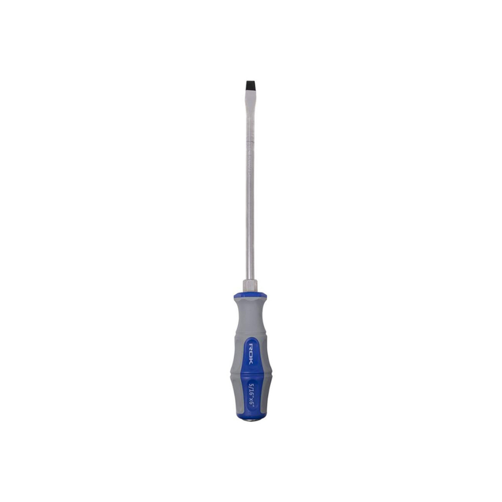 ROK 64193 5/16in x 6in Go-Thru Slotted Screwdriver
