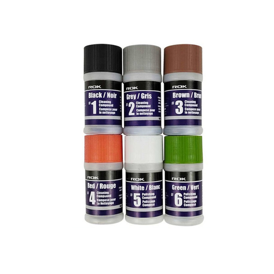 ROK 44665 6pc Polishing Compound Set