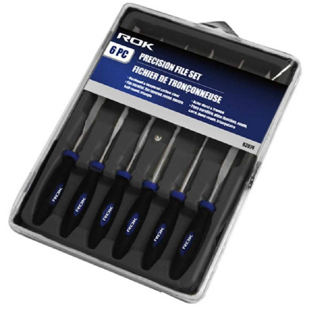 ROK 62074 6pc Precision File Set