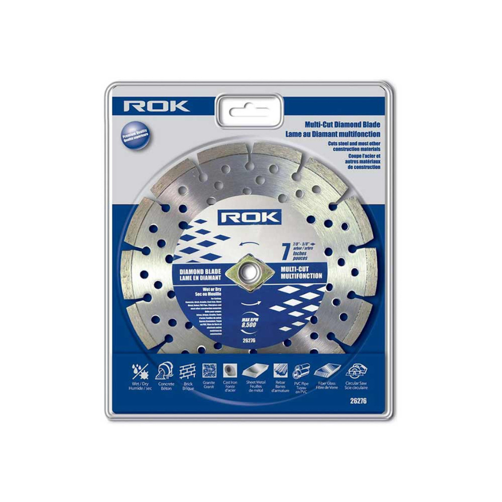 ROK 26276 7in Multi-Cut Diamond Blade - Pro Series – Leo Tools Ltd.