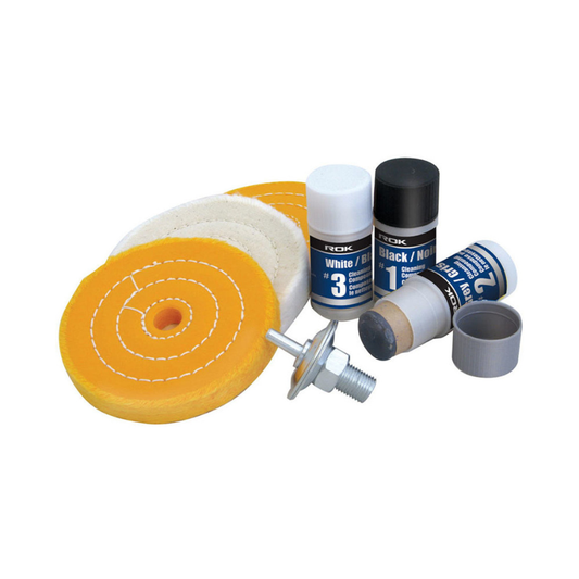 ROK 44640 7pc 4in Cleaning & Polishing Kit