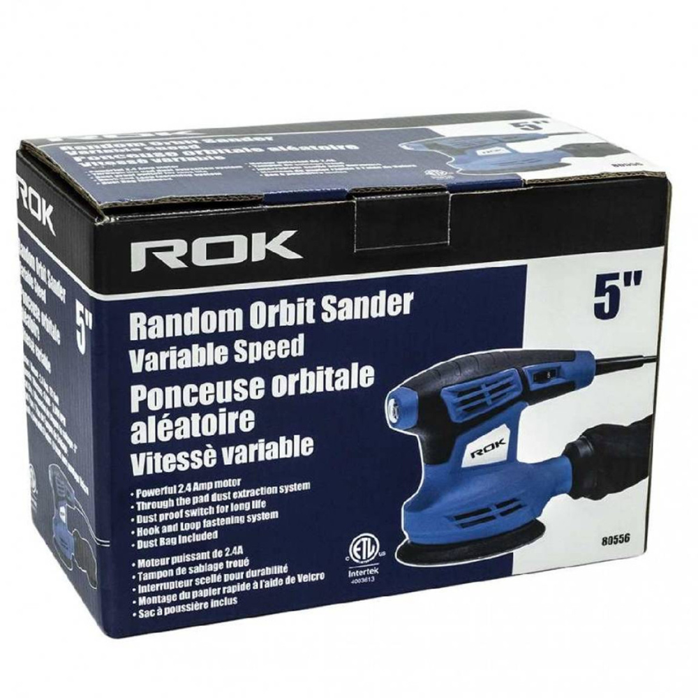 ROK 80556 2.4 Amp 5in Random Orbit Sander