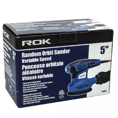 ROK 80556 2.4 Amp 5in Random Orbit Sander