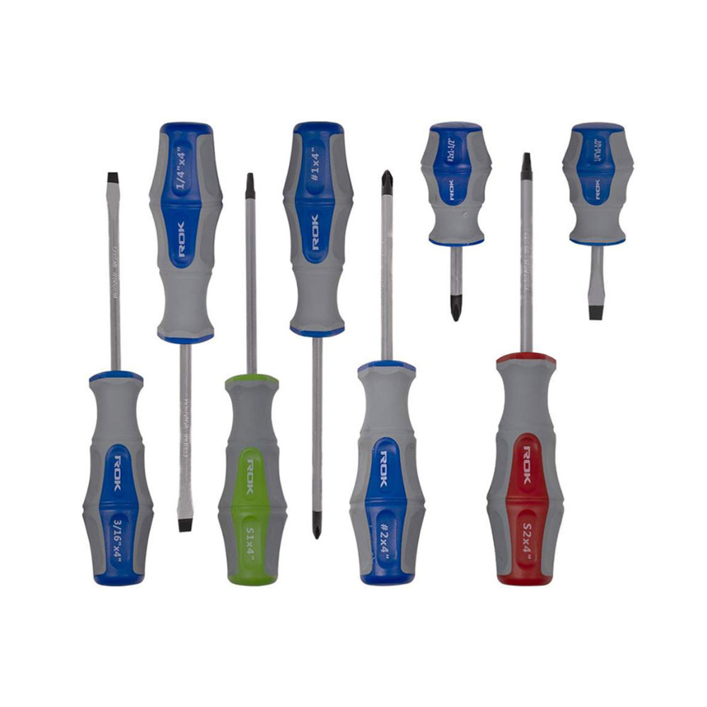 ROK 64084 8pc Screwdriver Set