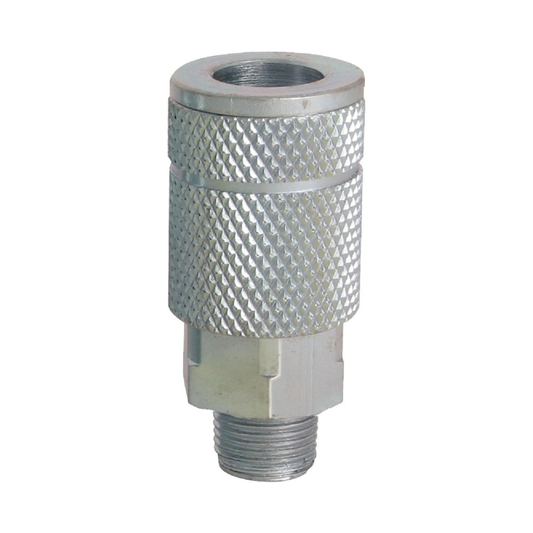 ROK 14937 Auto Tru-Flate 3/8in Coupler - 3/8in M NPT