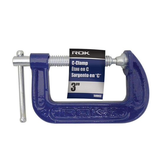 ROK 50003 C-Clamp 3in x 2in