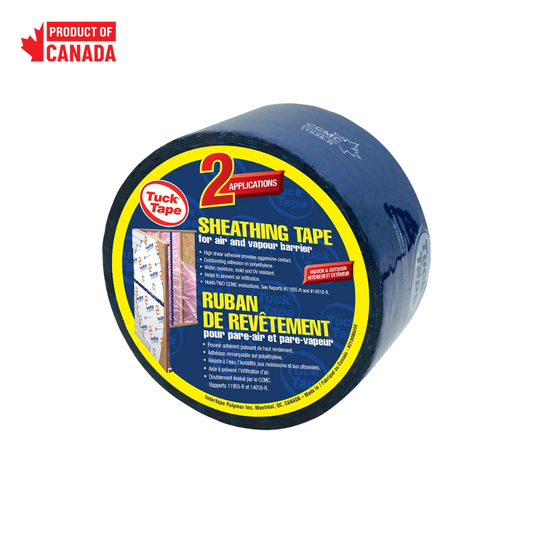 CANTECH 219086055 Blue Contractor's  Sheathing Tape for PE Vapor Barrier