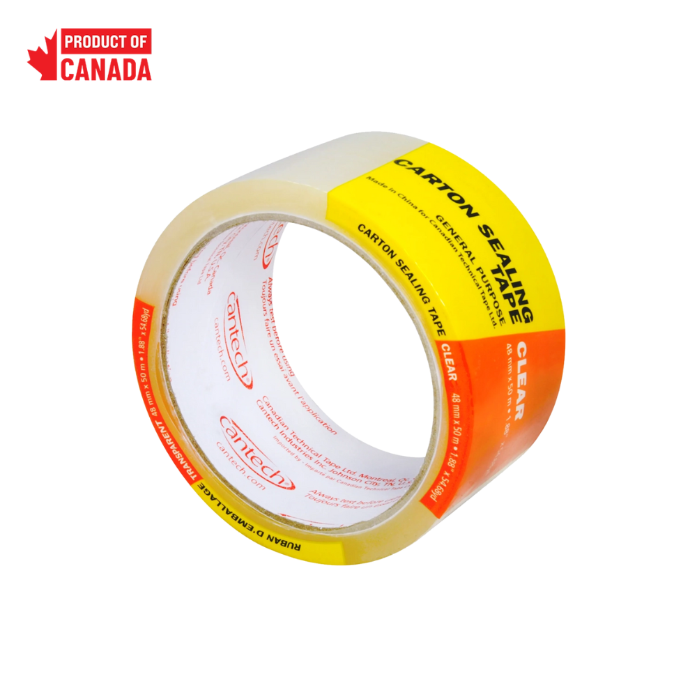 CANTECH 343004850 General Purpose Carton Sealing Tape